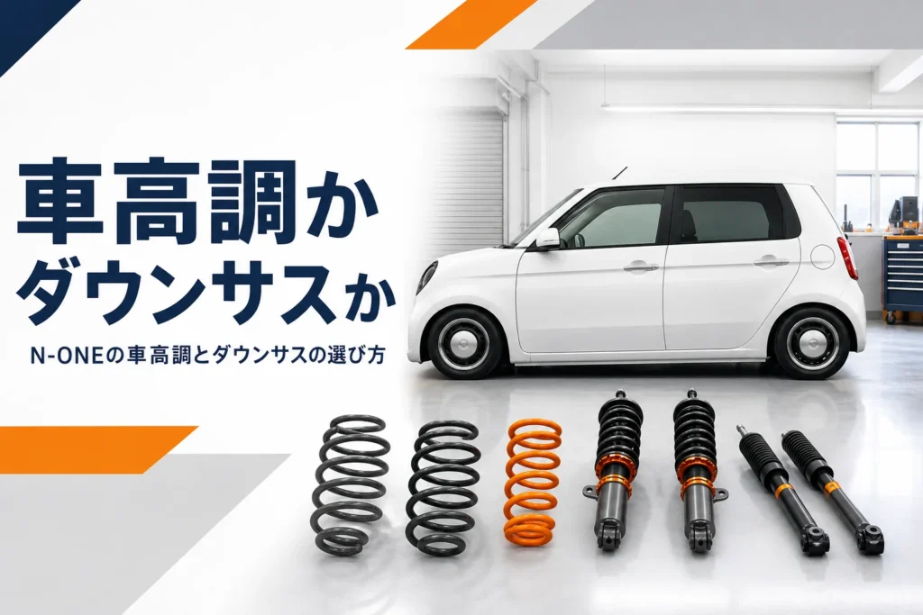 N-ONEのローダウン方法の選び方を示すアイキャッチ