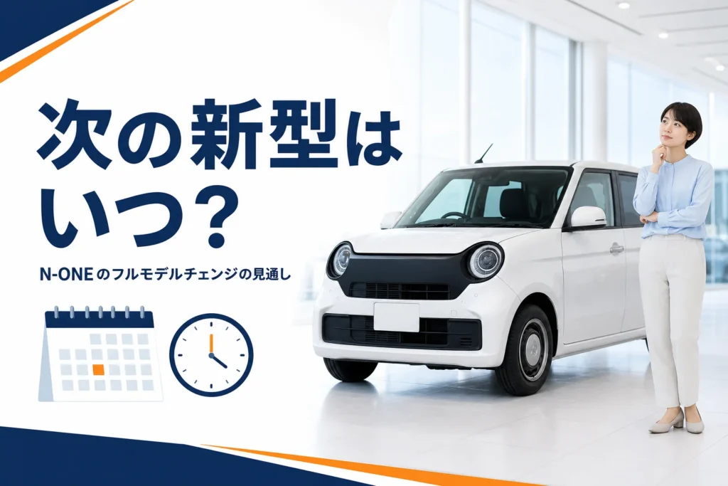 N-ONEのフルモデルチェンジ時期の見通しを示すアイキャッチ