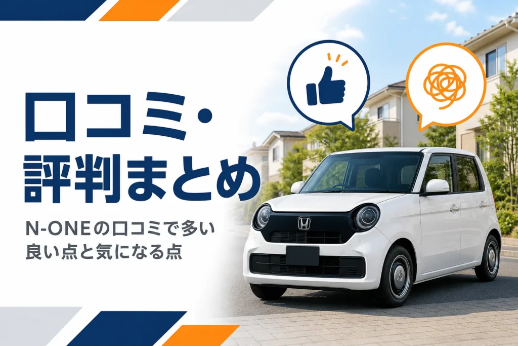 N-ONEの口コミと評判をまとめたイメージ