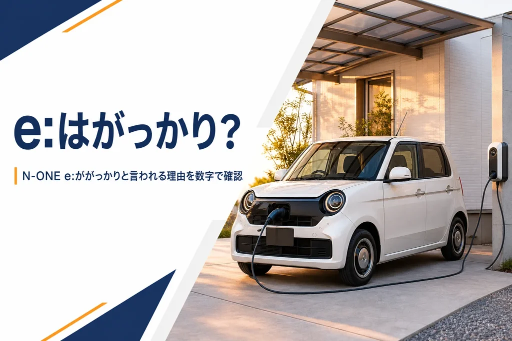 自宅で充電中のN-ONE e:のイメージ