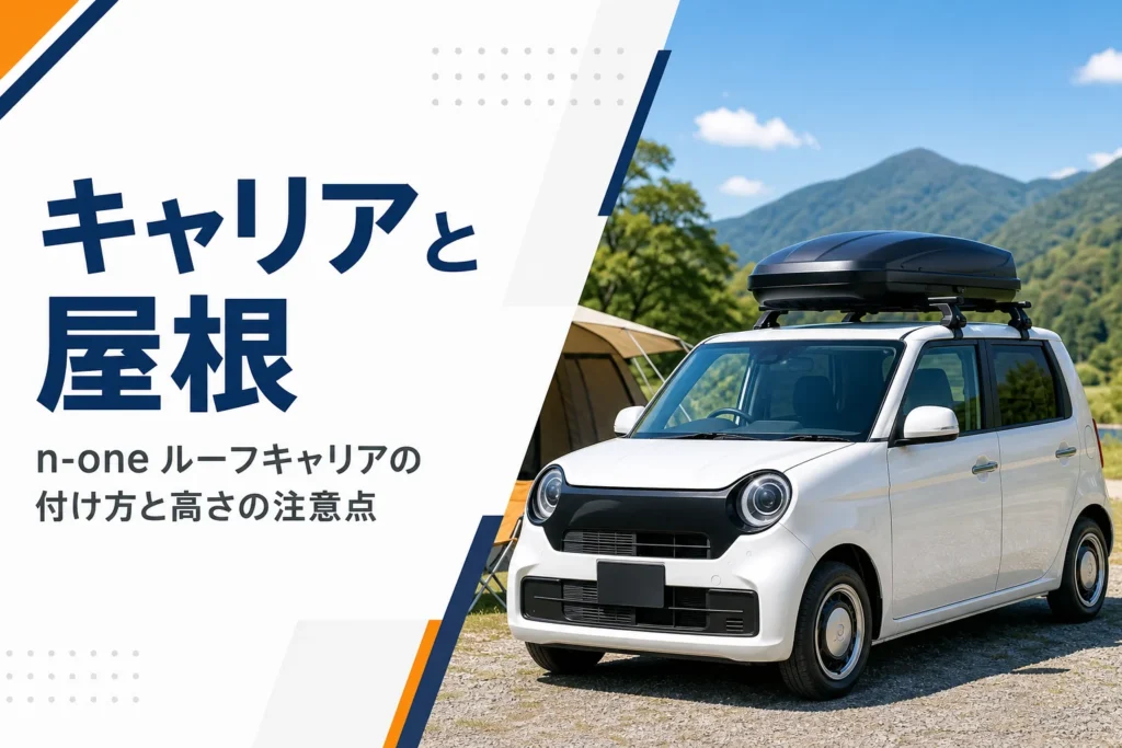 ルーフボックスを載せたN-ONEのイメージ