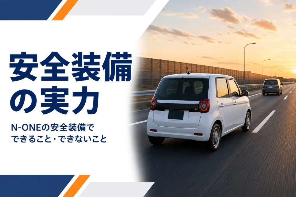 高速道路を走るN-ONEのイメージ
